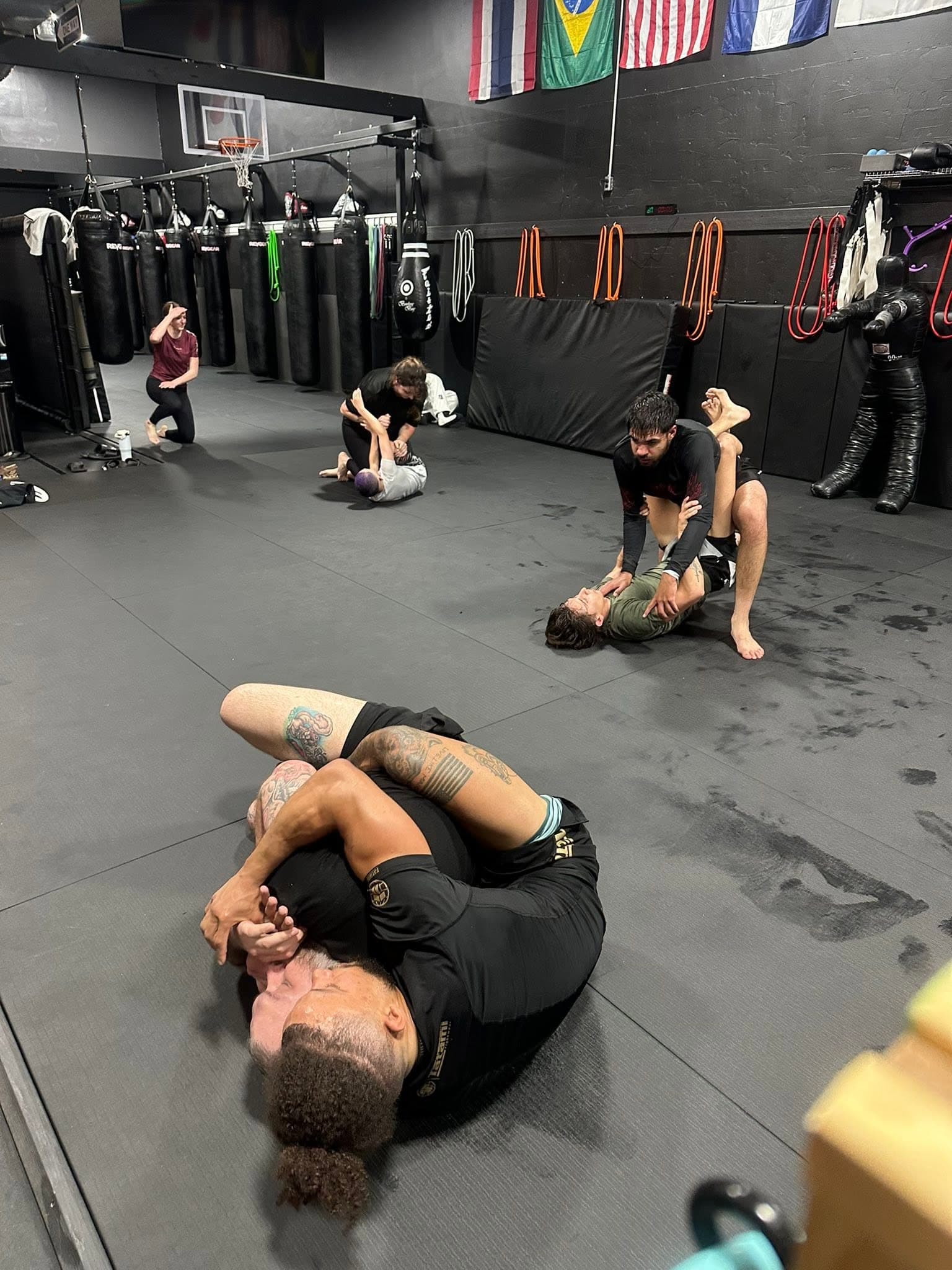 Brazilian Jiu-Jitsu class at Imperial South